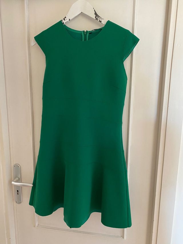 Vestido verde neopreno