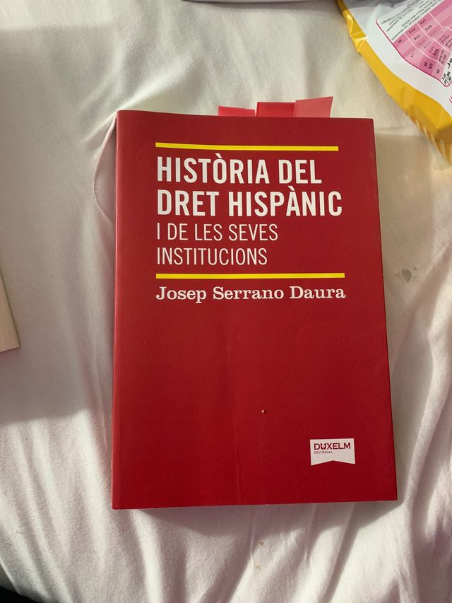 Historia del derecho hispánico Josep Serrano