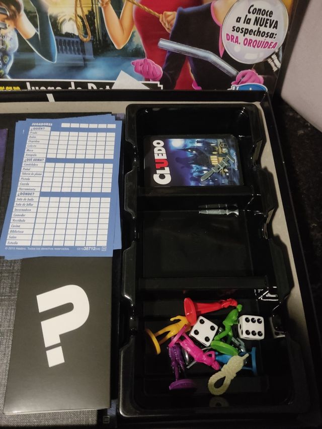 Juego de mesa Cluedo.