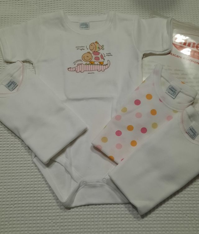 Ninetta 4 body mezza manica cotone estivo 6 mesi