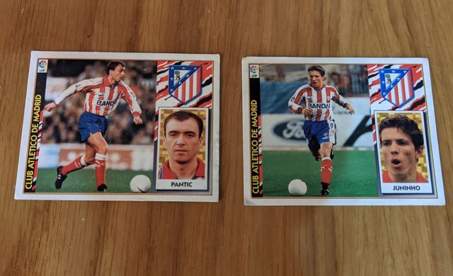 Cromos Atlético de Madrid liga 97-98