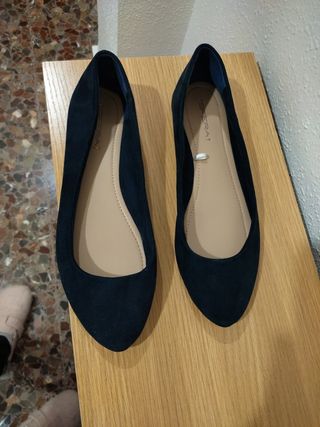 Bailarinas zapatos planos Sfera de el corte inglés de segunda mano por 10  EUR en Picassent en WALLAPOP