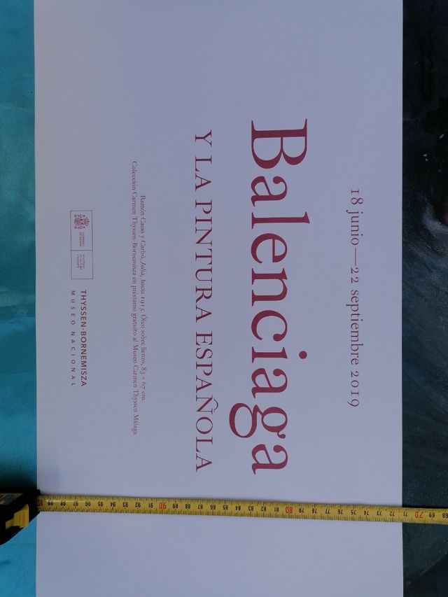 ARTE. MODA. BALENCIAGA. PINTURA. CARTEL. 2019