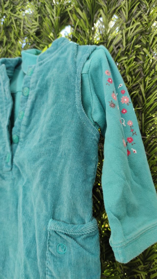 Vestido y camiseta talla 9-12 meses