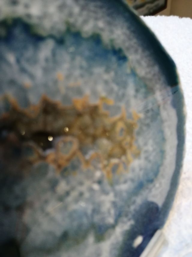 Disco di geode con espositore