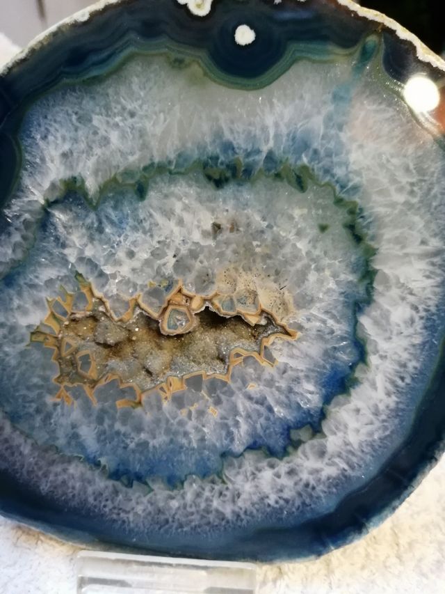 Disco di geode con espositore