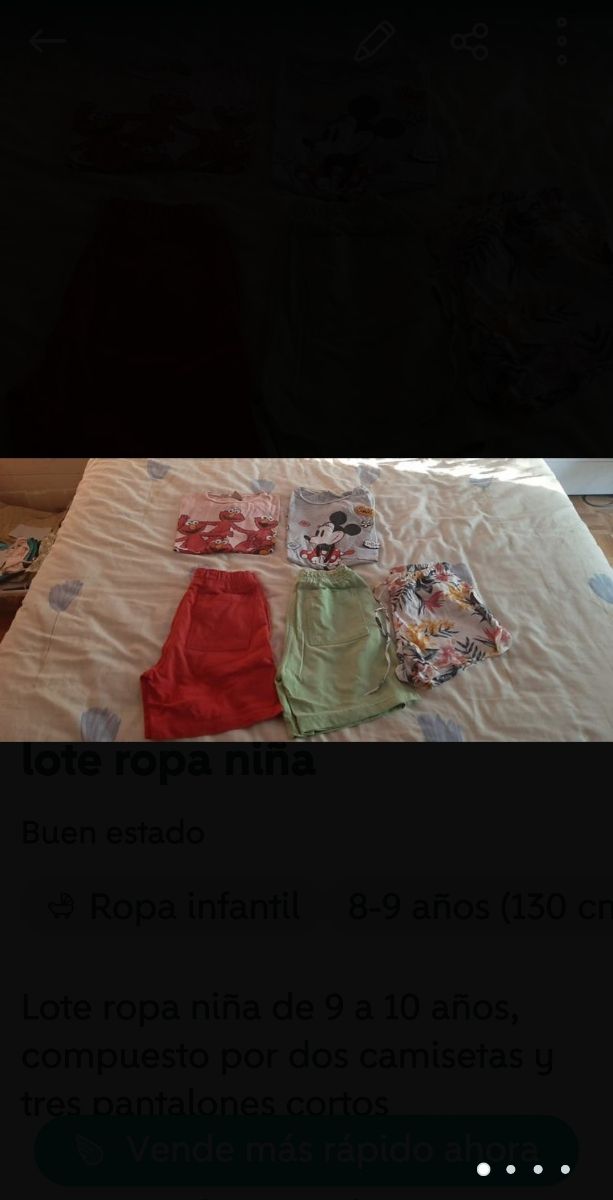 lote ropa niña de 9 a 10 años
