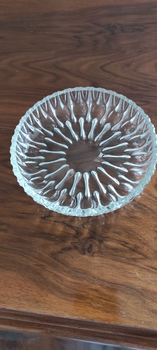 vassoio cristallo vintage