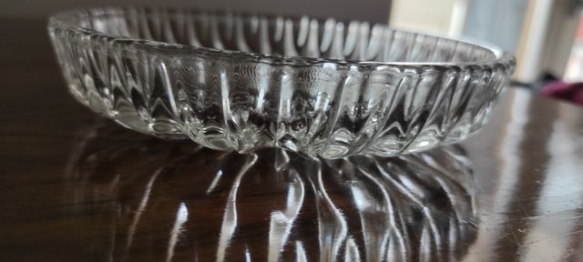 vassoio cristallo vintage