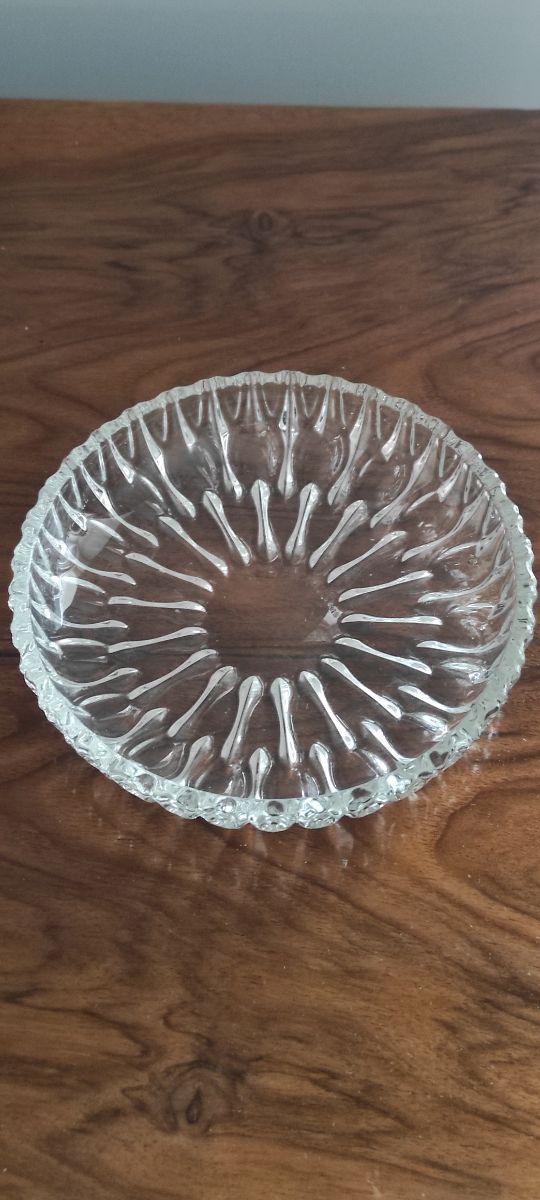vassoio cristallo vintage