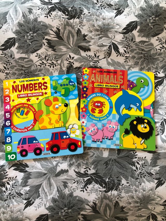 Dos libros bilingües niños