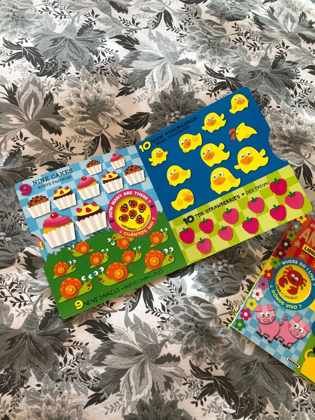 Dos libros bilingües niños