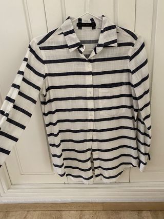 Camisa rayas mujer Zara de segunda mano por 6 EUR en Alicante en WALLAPOP