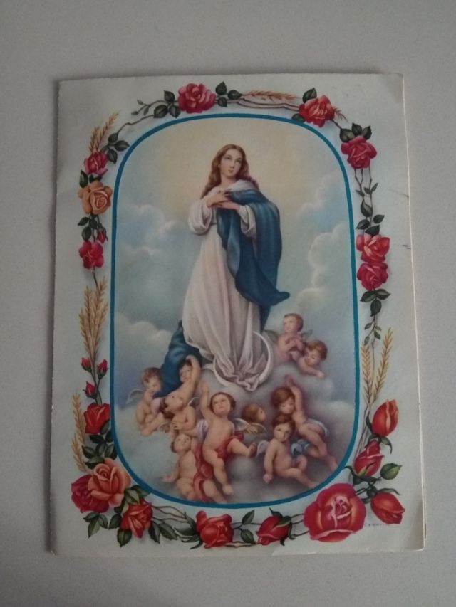 Tarjeta de felicitación años 60