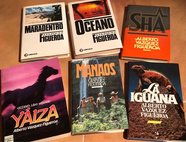 7 libros Alberto Vázquez Figueroa