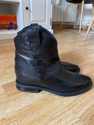 Botines camperos Paola negros elegantes - Oveja Bohemia