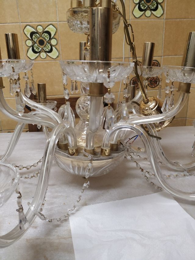 Lámpara araña de cristal ( Rebajada)