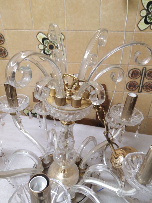 Lámpara araña de cristal ( Rebajada)