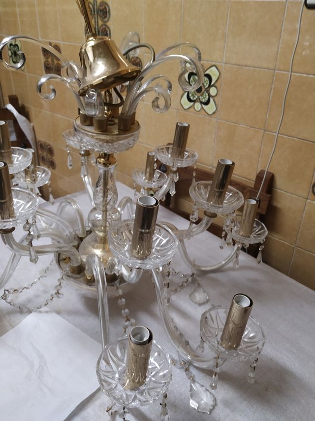 Lámpara araña de cristal ( Rebajada)