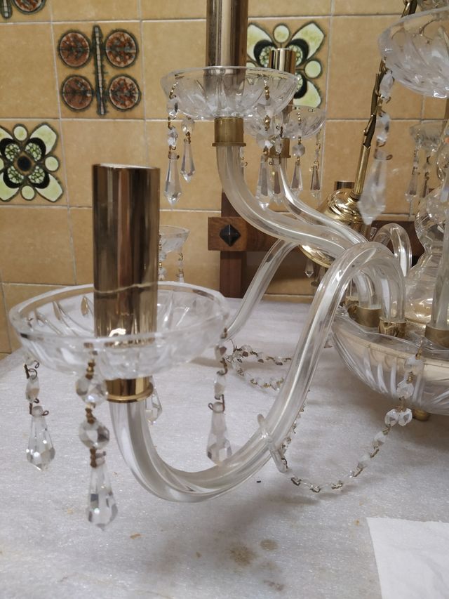 Lámpara araña de cristal ( Rebajada)