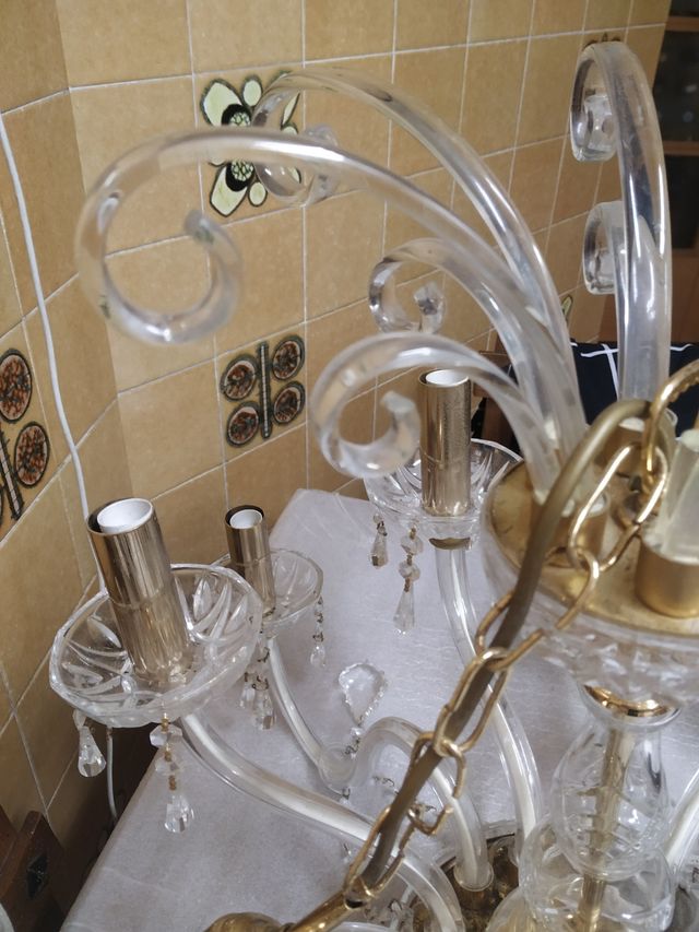 Lámpara araña de cristal ( Rebajada)