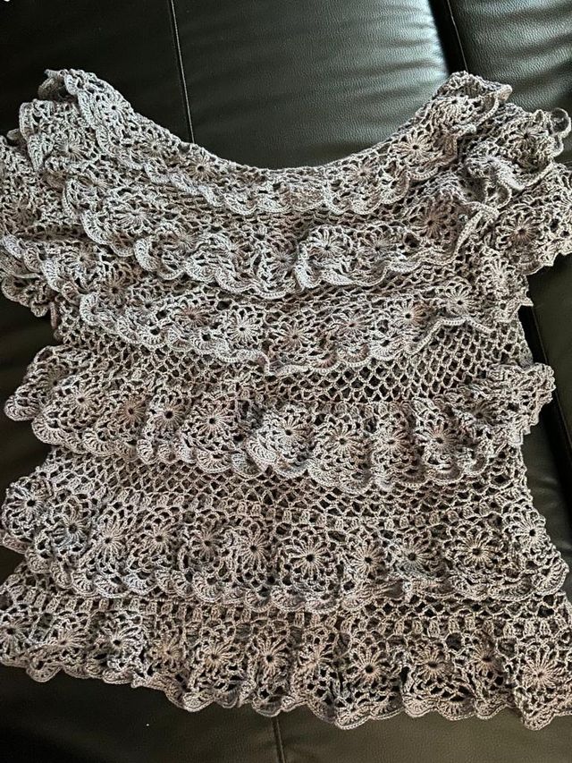 Prendas de Ganchillo hechas a mano Croché .