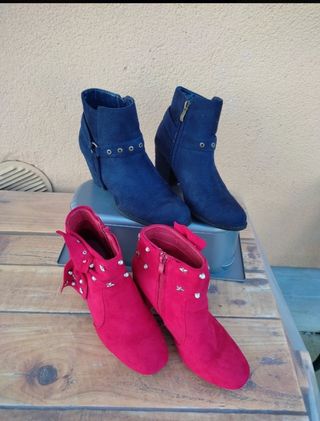 Botines número 37 . de segunda mano por 10 EUR en Noreña en WALLAPOP