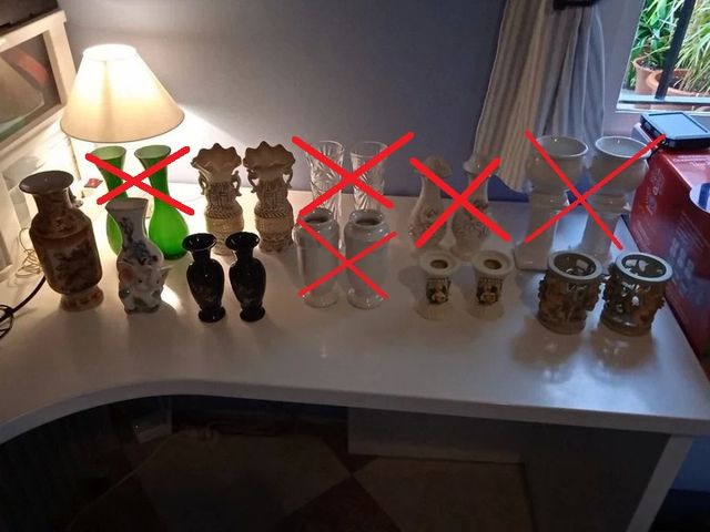 Jarrones 1€ la pieza