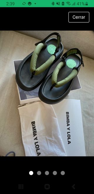 Zapatillas y Chanclas Bimba y lola de segunda mano por 40 EUR en Madrid en  WALLAPOP