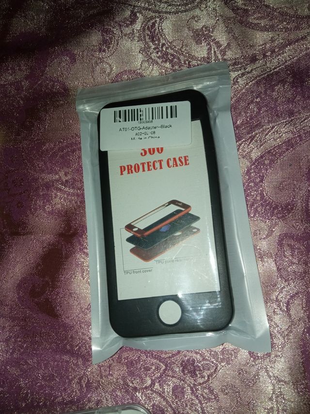2 fundas+protector Iphone