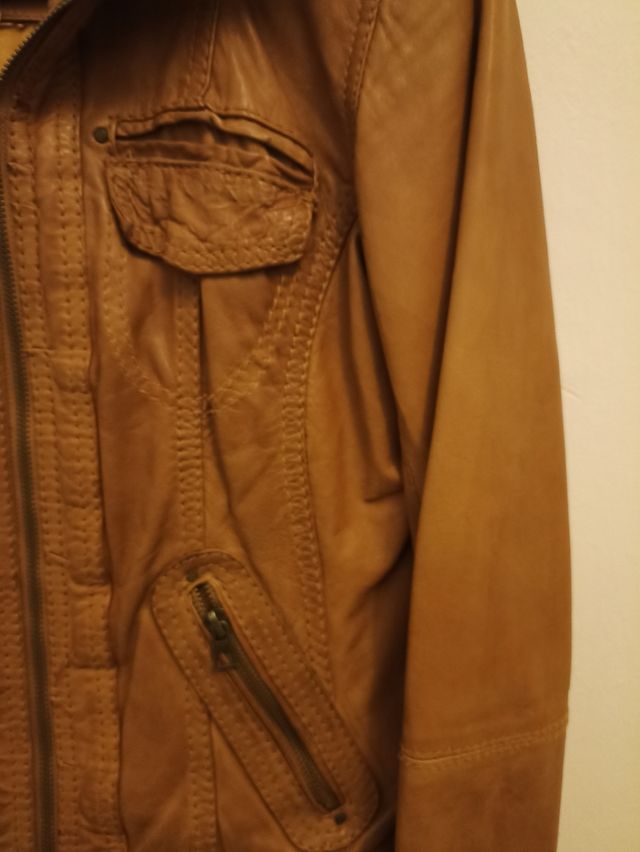 chaqueta de piel talla S