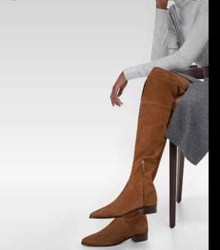 Botas ante camel Massimo Dutti de segunda mano por 59,95 EUR en Bilbao en  WALLAPOP