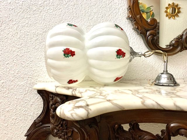 GRAN LÁMPARA VINTAGE DE OPALINA