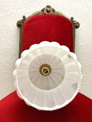GRAN LÁMPARA VINTAGE DE OPALINA
