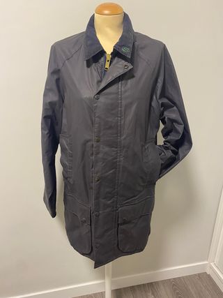 Cazadora encerada inglesa tipo Barbour de segunda mano por 20 EUR en Bilbao  en WALLAPOP