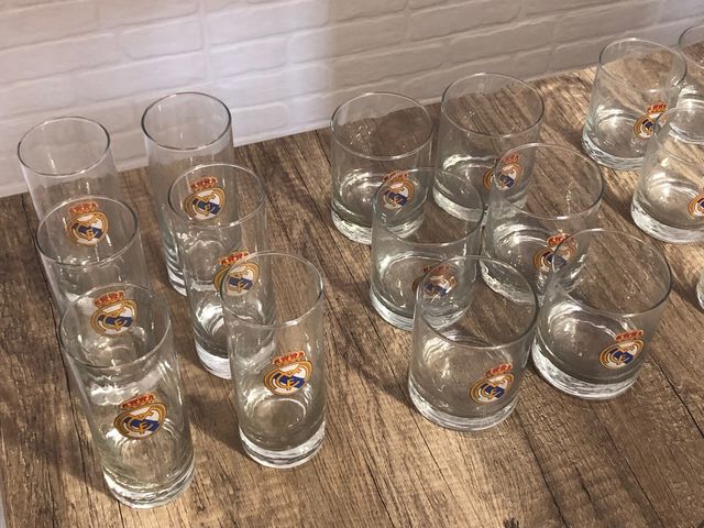 Collezione di vasi in vetro Real Madrid