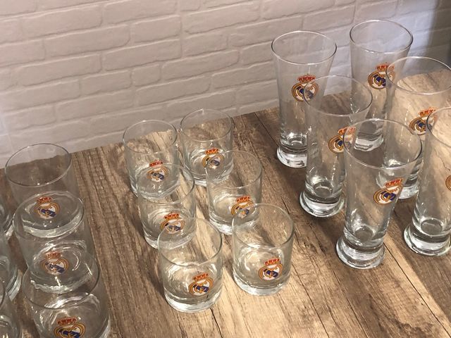 Collezione di vasi in vetro Real Madrid