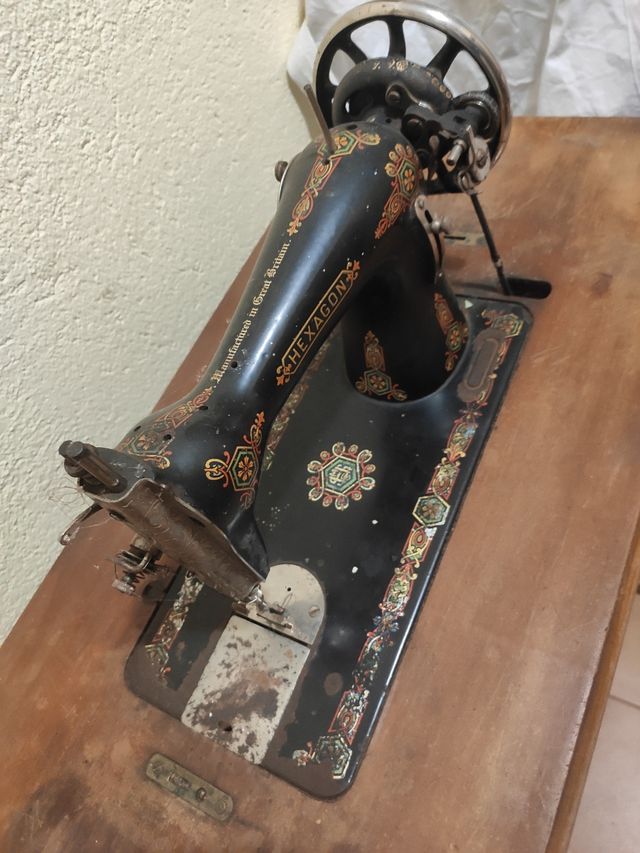 maquina coser singer hexagon