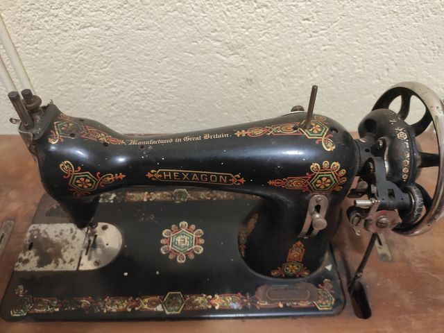 maquina coser singer hexagon