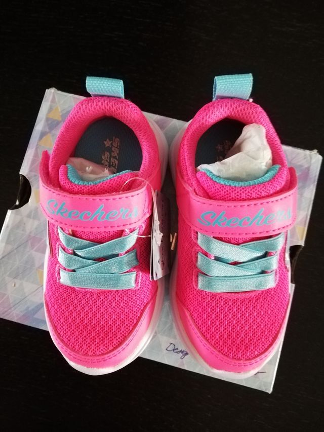 Tenis Blanco Fucsia Talla 21 Tenis Blanco Fucsia Talla 21