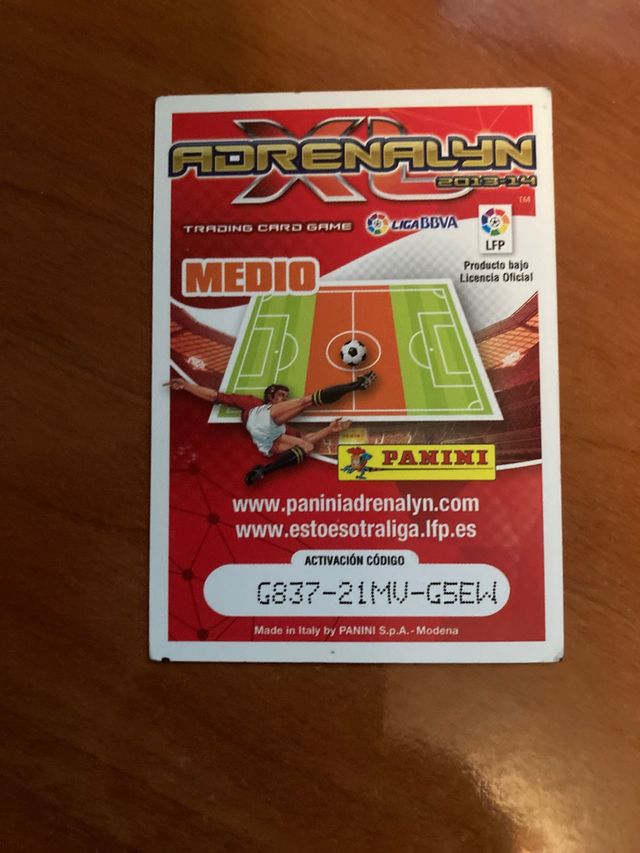 Adrenalyn  13/14 Xavi firmada