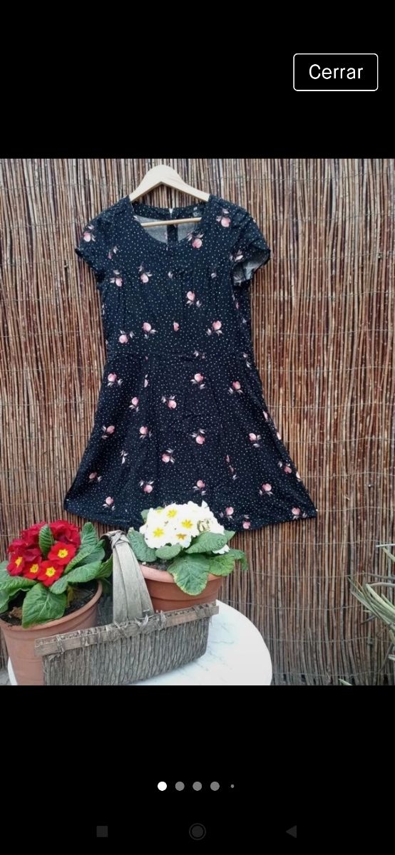 Vestido con vuelo estilo Vintage H&M