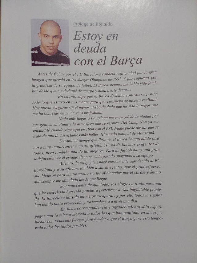 libro "Ronaldo" esta es su vida