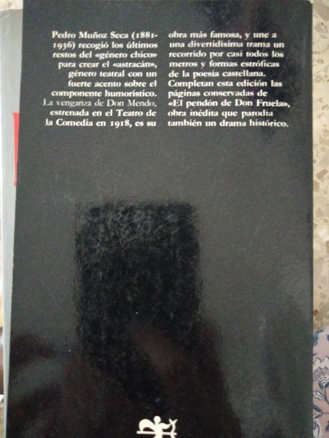 La venganza de Don Mendo de Pedro Muñoz Seca
