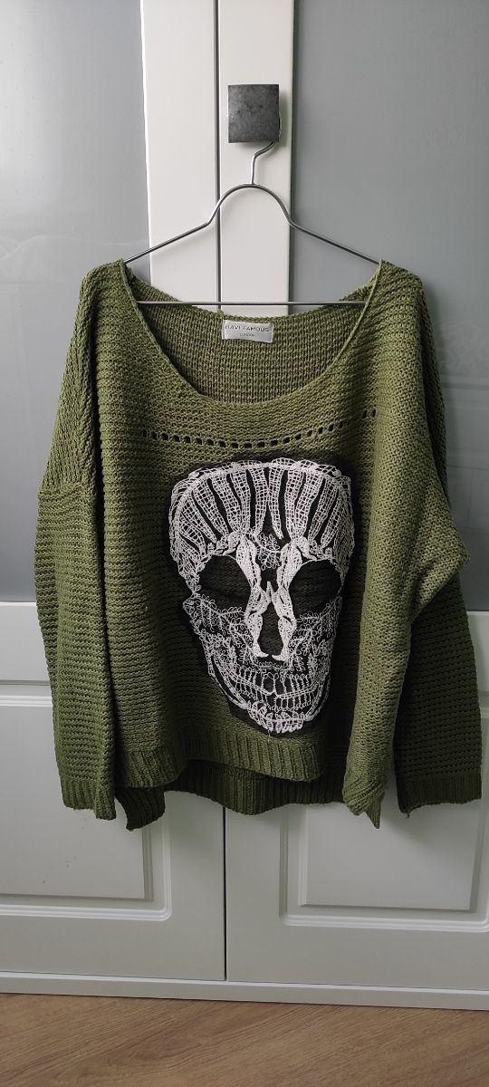 Jersey verde oversize