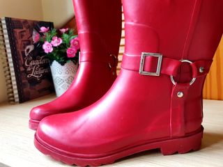 Botas de agua corazones niña rojas hello london para remate final todo -60%  -50% | Tuc Tuc canarias