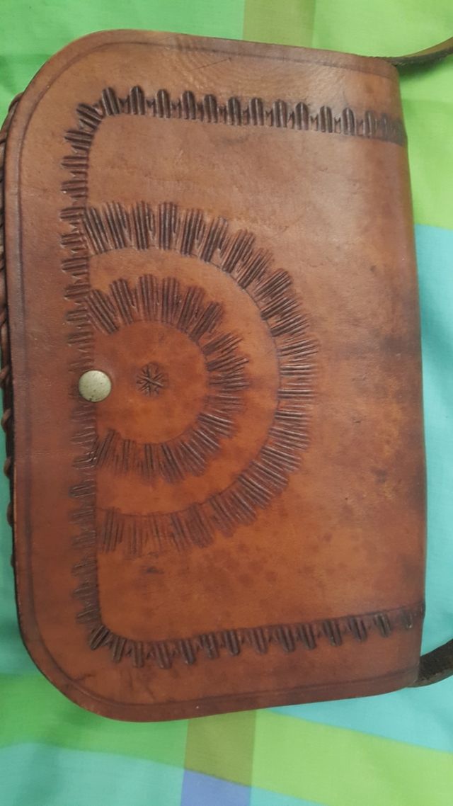 Bolso de cuero vintage