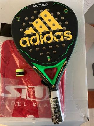 Pala de padel adidas match, camiseta siux y overgr de segunda mano por 53  EUR en Mérida en WALLAPOP
