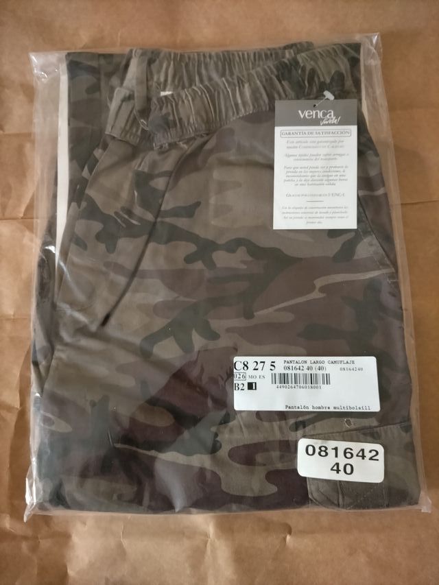 Pantalón cargo recto hombre T 40 SIN ESTRENAR