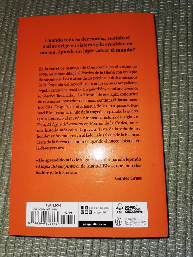 Libro "El lápiz del carpintero"